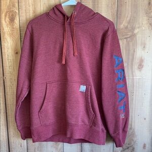 Ariat Red Fleece Sweatshirt Hoodie